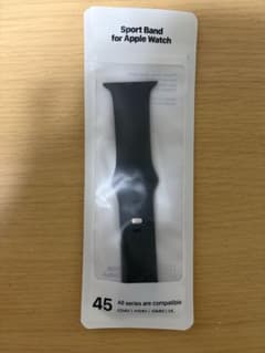 Apple Watch スポーツバンド 黒 42/44/45/49