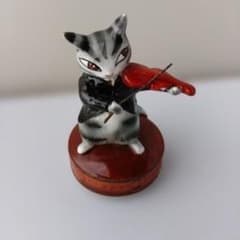 ワチフィールドダヤン バイオリン オルゴール 陶器製 - メルカリ
