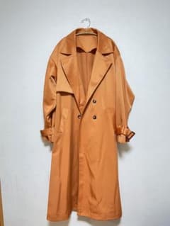 《新品》トレンチコート オレンジのサムネイル