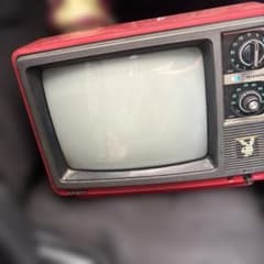 SHARP ブラウン管テレビ CT-1405R レトロ レッド - メルカリ