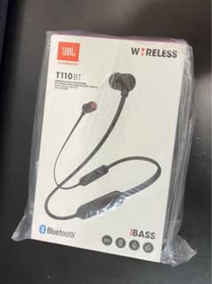 JBL T110BT BLACK 未開封 ワイヤレスイヤホンのサムネイル