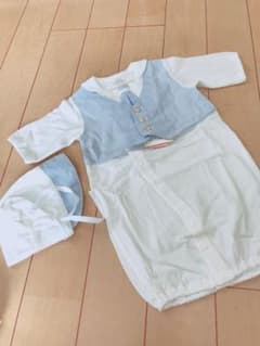 sattoさん専用☆新品未使用♡ボンネット付きロンパースのサムネイル