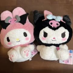 マイメロディ・クロミ おそろいカチューシャBIGぬいぐるみ全2種セット