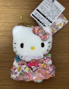 サンリオ展FINAL 限定 ラッピング柄マスコット ハローキティ ピンク