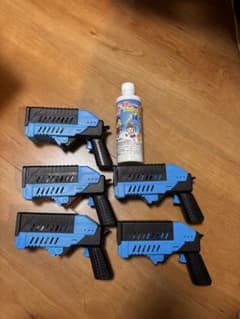 バブルガン5個セットとシャボン液のサムネイル
