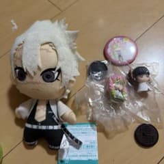 鬼滅の刃　不死川実弥　缶バッジ　ぬい 鬼滅の刃 不死川実弥 ぬいぐるみ 缶バッジ マスコット まとめ売り