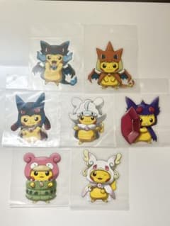 ポケモンセンター ポンチョ ピカチュウ ステッカー　　7種 まとめ売り ポケモンセンター ポンチョ ピカチュウ ステッカー 7種 まとめ売り