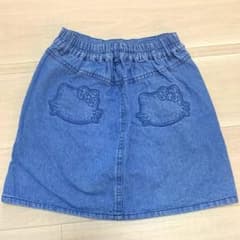 Hello Kitty デニムスカート Aライン　キティちゃんのサムネイル