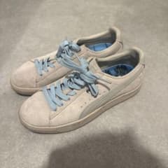 PUMA Clyde スニーカー ライトグレー/ブルーのサムネイル