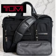 TUMI トゥミ ブリーフケース ビジネスバッグ 2WAY 黒 拡張 A4 PC