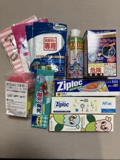 キッチンお掃除セット&ジップロック まとめ売りのサムネイル