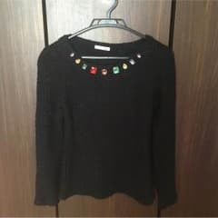 アレキさん専用ビジューつきふわふわニットのサムネイル