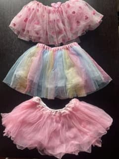 キッズ チュールスカート 3点セット　ハロウィンのサムネイル
