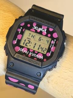 G-SHOCK/コラボ/草間彌生/時計/DW-5600/限定/スピード/ピンク - メルカリ
