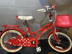 N18【大阪堺市/引取】中古 子ども自転車 16インチ キティちゃん - メルカリ