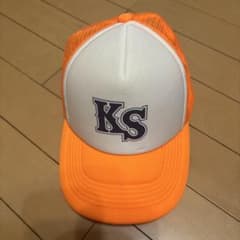 KS ロゴ メッシュキャップ オレンジ ホワイトのサムネイル