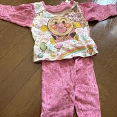 アンパンマン ベビー パジャマ ピンク 長袖のサムネイル