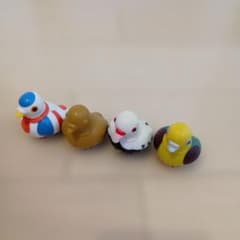 鳥型フィギュア 4種セットのサムネイル