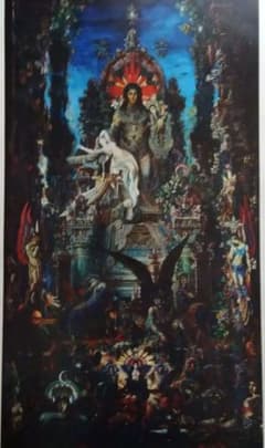 ギュスターヴ・モロー「ユピテルとセメレ」1895年パリ 絵画