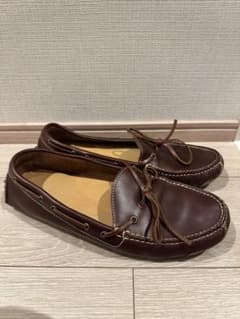 COLE HAAN 本革ブラウン モカシンローファー　ドライビングシューズ Cole Haan ドライビングシューズ ブラウン 9.5D - メルカリ