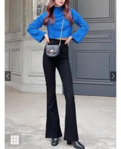 GRL グレイル ストレッチフレアパンツのサムネイル