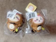 ちいかわ たぬきだもんくじ ラッコ かにちゃん ぬいぐるみ2個セット Ｃ賞のサムネイル