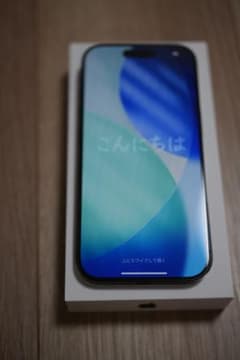 미품 iPhone 16 Pro 256GB 블랙 티타늄 SIM 프리