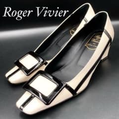 日本限定品 Roger Vivier ベルヴィヴィエ モンドリアン パンプス