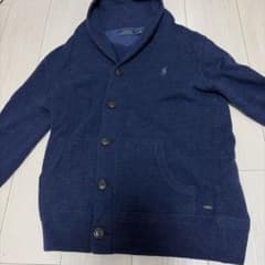 POLO RALPH LAUREN ショールカラー カーディガン ネイビーのサムネイル