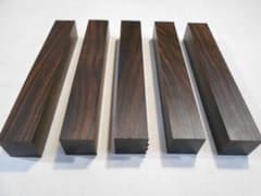 縞黒檀　ペン軸材　木材　製作用素材　旋盤　工芸品　DIY 5個セットのサムネイル