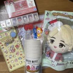 BT21 레어 상품 세트 푸쿠푸쿠 씰