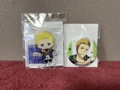 아이돌 마스터 SideM 이슈인 호쿠토 아크릴 스탠드 캔 배지 세트