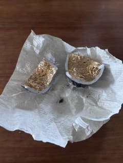 割れ陶器　金　プラチナ　　金継ぎ用にいかがですかのサムネイル