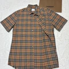 【極美品】BURBERRY チェック柄 半袖シャツ　バーバリーチェックのサムネイル