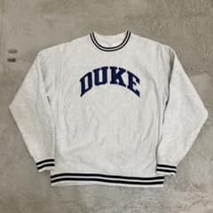 00s DUKE champion リバースウィーブ リブ スウェット カレッジ - メルカリ