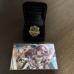 結城さくな FANBOX限定 ピンバッジ＆複製メッセージ入りカード 特典セット 結城さくな FANBOX限定 ピンバッジとカードセット 袋付き - メルカリ
