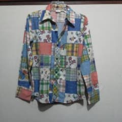 Patchwork 柄シャツのサムネイル