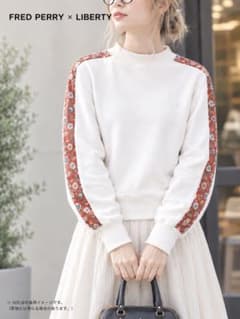 D221961 FRED PERRY × LIBERTY BLOCK SWEAT
