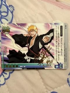 BLEACH ソウルカードバトル A-056 黒崎一護 箔押し サイン 金箔レアのサムネイル