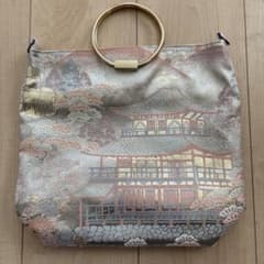 着物帯　リメイク　バッグのサムネイル