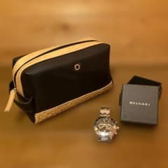 BVRGARI ブルガリ エミレーツ ファーストクラス ポーチ メンズ 腕時計