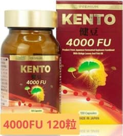 健豆 ナットウキナーゼ 4000FU 120粒 新品未開 送料込 KENTOのサムネイル