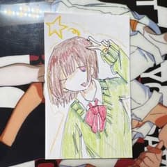 手描き　オリジナルイラスト　女の子　萌え絵のサムネイル