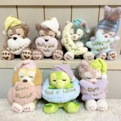 ※限定値下げ※ダッフィー＆フレンズ スウィートドリームス ぬいぐるみバッジセット ダッフィー＆フレンズ スウィートドリームス ぬいぐるみバッジ 7点