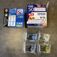 EPSON インクカートリッジ　純正4本　リサイクル7本のサムネイル