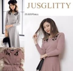 JUSGLLITY♡刺繍ワンピース♡美品のサムネイル