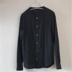 値下げ lounge lizard ノーカラーシャツのサムネイル