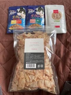 ＊パウチ3パック＆まぐろ節お得セット＊キャットフード＊のサムネイル