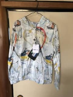 新品未使用 定価70000円以上 MSGM 限定品 絵画柄 ナイロンジャケット 