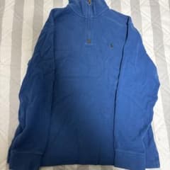 Polo by Ralph Lauren ハーフジップ トレーナー L 青のサムネイル